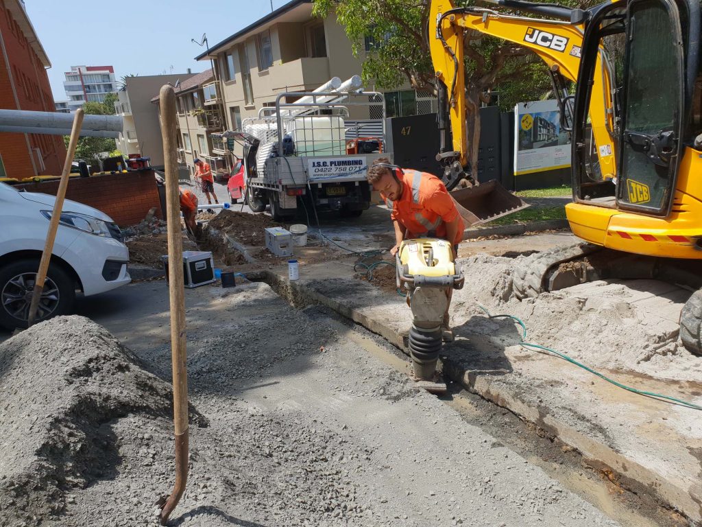 Wollongong civil plumbing - New development, Church St